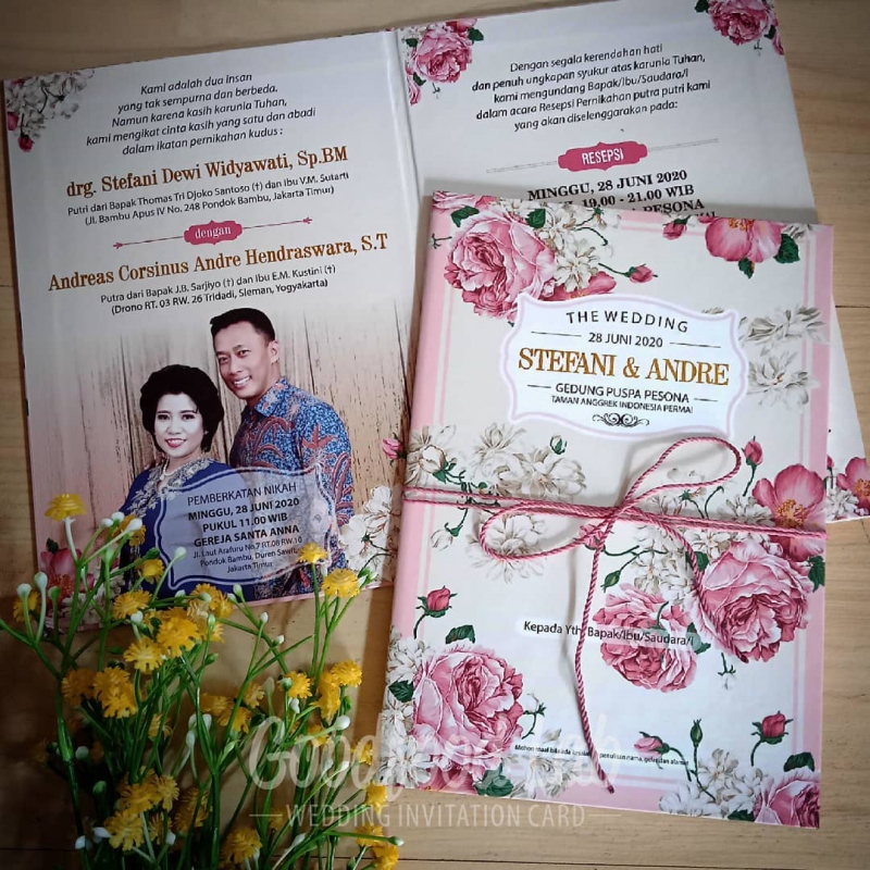 Hardcover Lipat Dua Tali The Wedding Of 